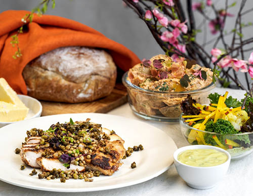 lunch buffé catering uppsala