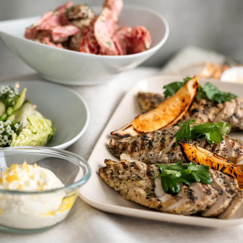 Ört- och citronkryddad svensk kycklingfilé